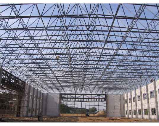 云浮湖南长沙5712飞机库网架工程